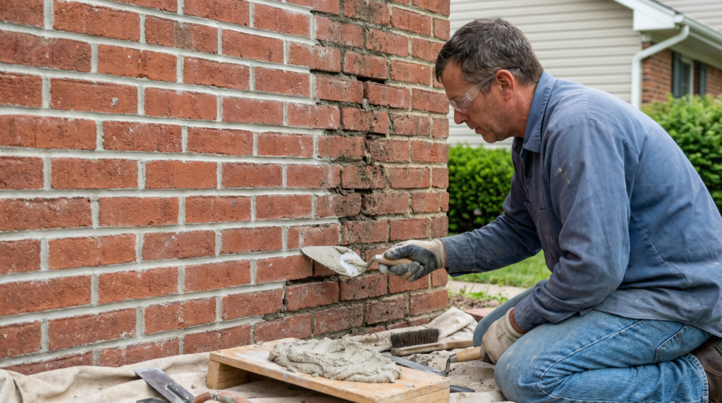 Brick wall repair
